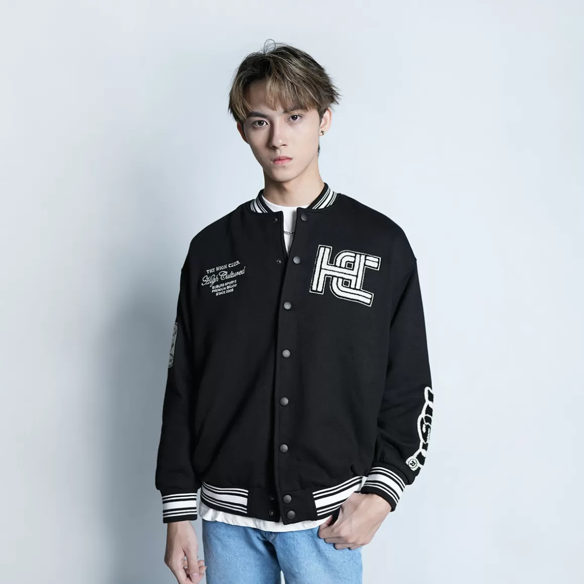 HIGH CULTURED Jackets*Athleisure High Club Varsity Jacket - 116