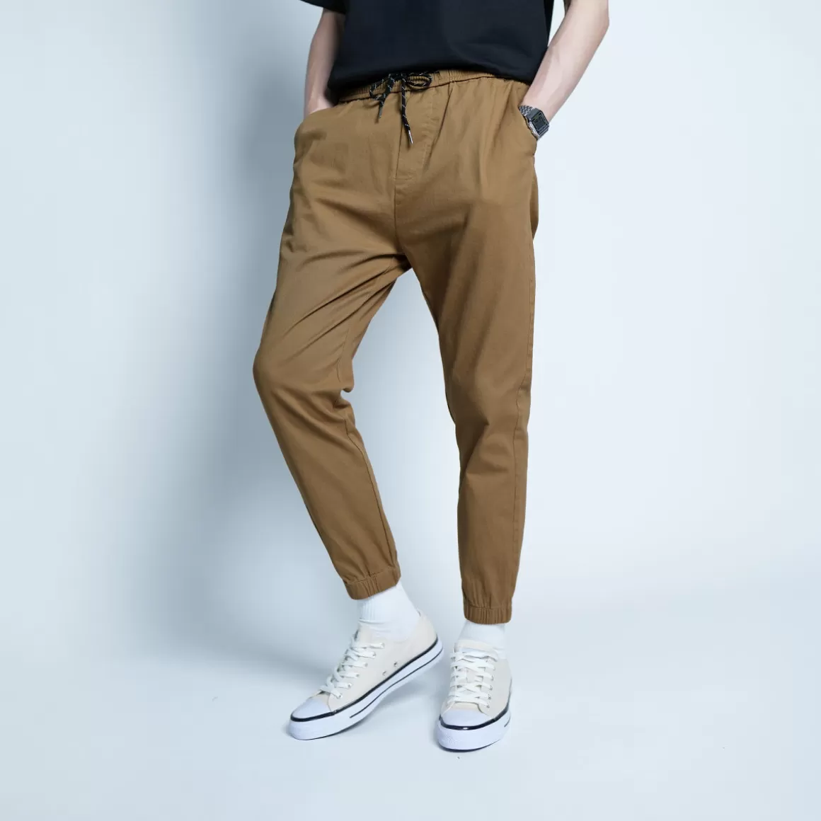 HIGH CULTURED Long Pants*Elastic Jogger Pants - 131