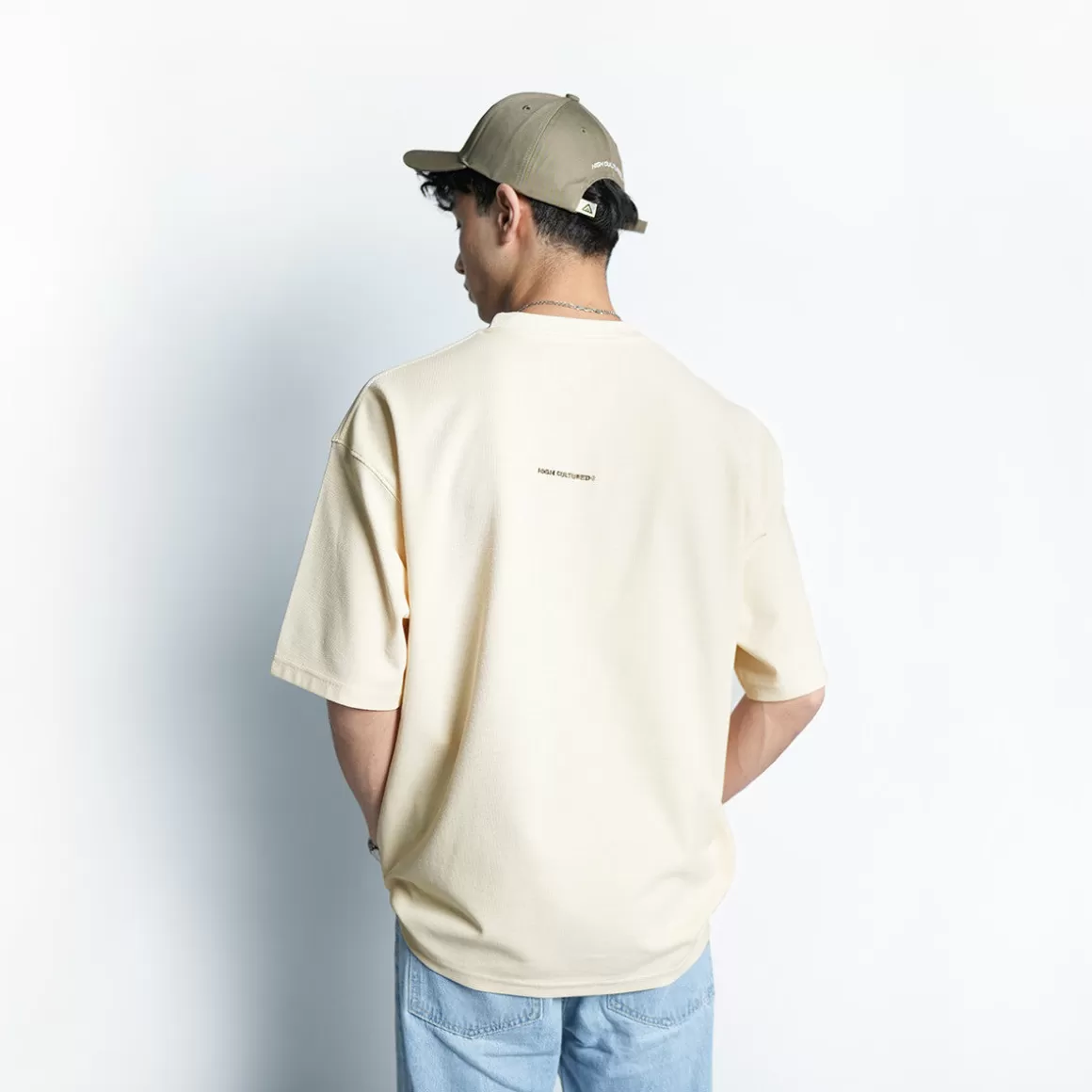 HIGH CULTURED T-Shirts | Loose Tee* Basics Waffle Loose Tee - 1007