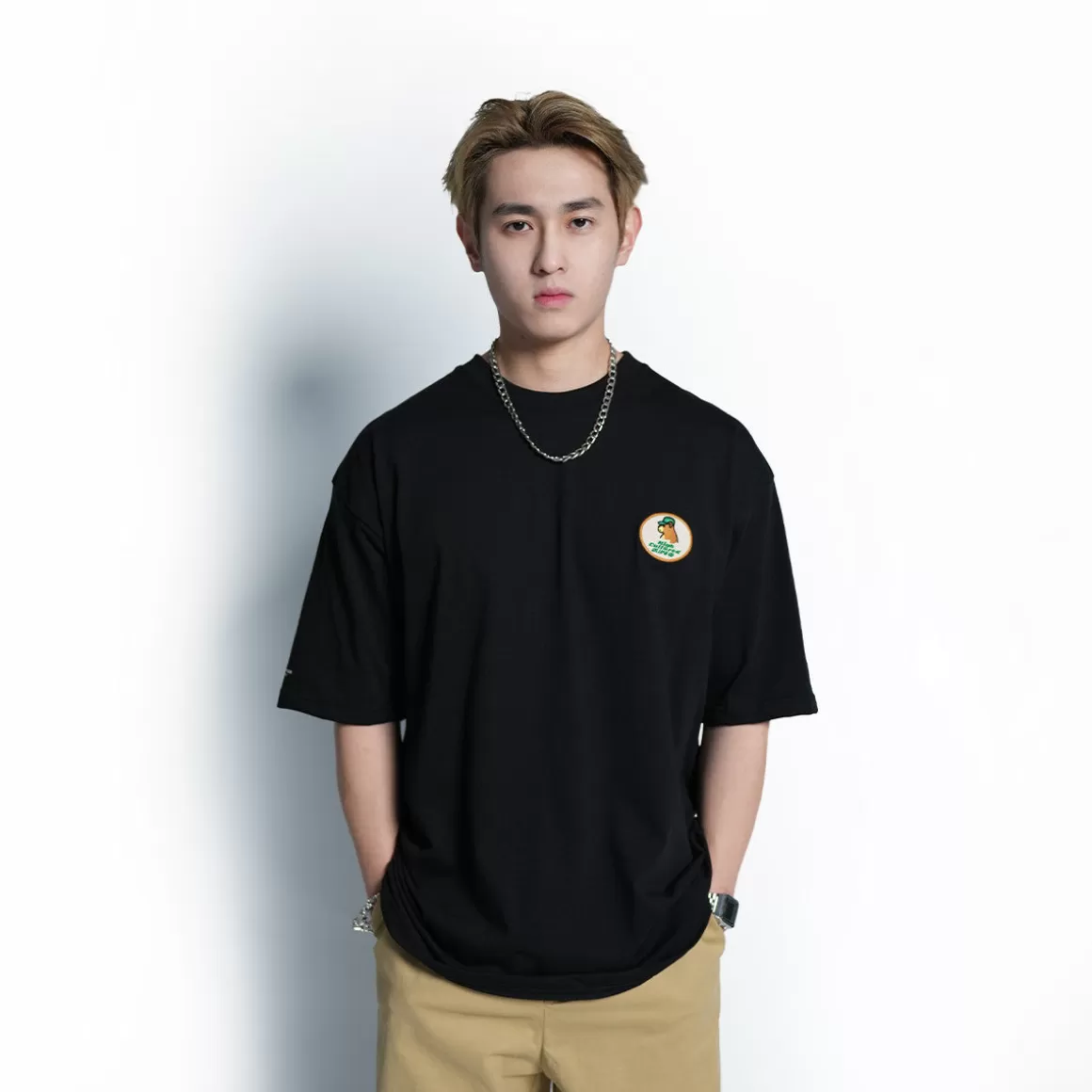 HIGH CULTURED T-Shirts | Loose Tee* Hiro Emblem Loose Tee - 1043