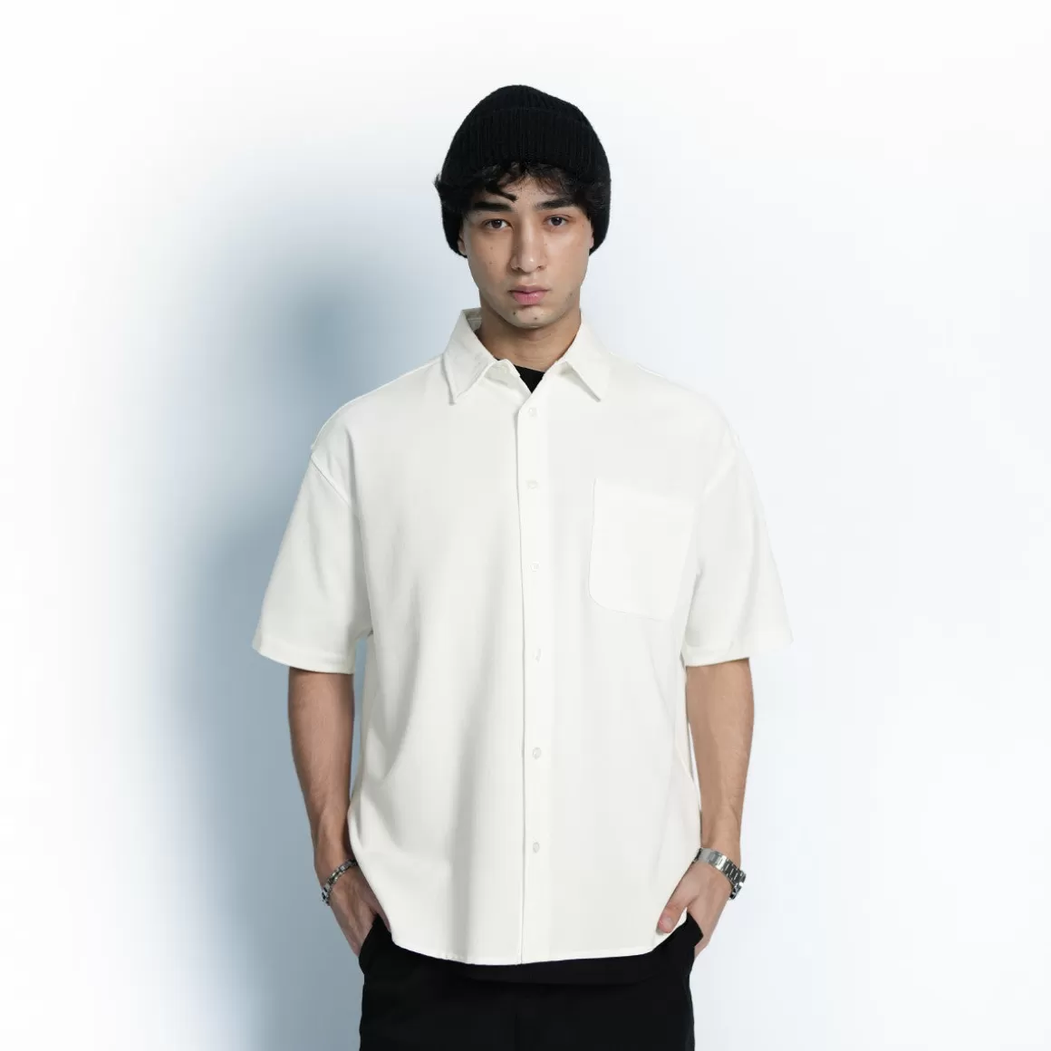 HIGH CULTURED Short Sleeve* Relaxed Short Sleeve Shirt With Pocket - 77
