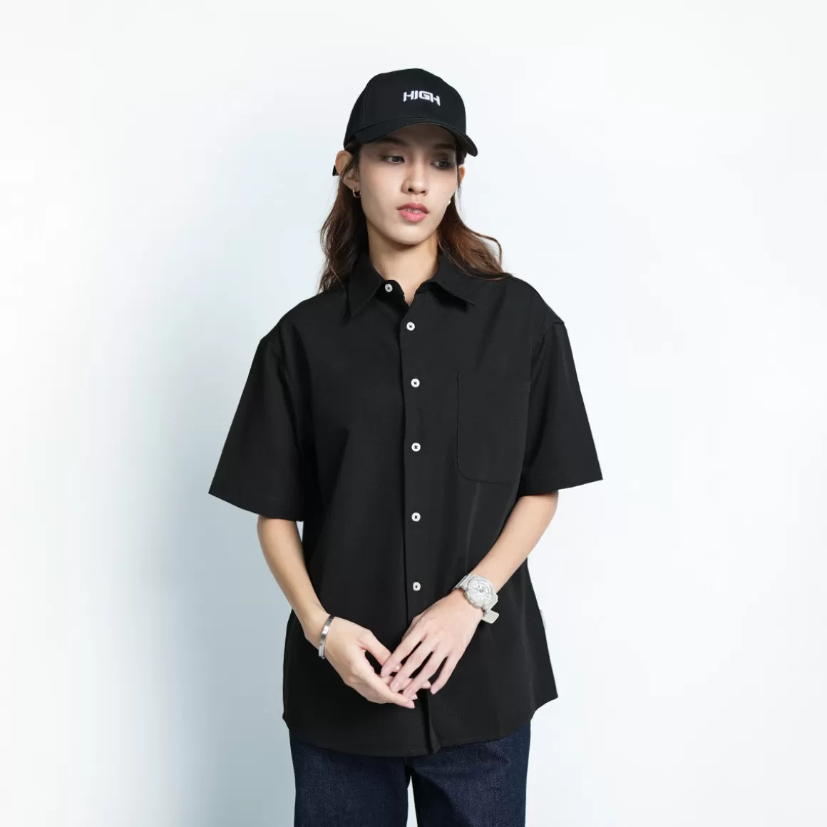 HIGH CULTURED Short Sleeve* Relaxed Short Sleeve Shirt With Pocket - 77