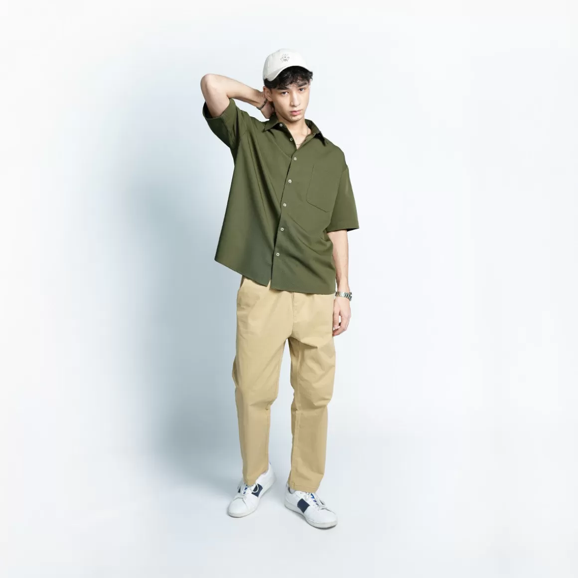 HIGH CULTURED Short Sleeve* Relaxed Short Sleeve Shirt With Pocket - 77