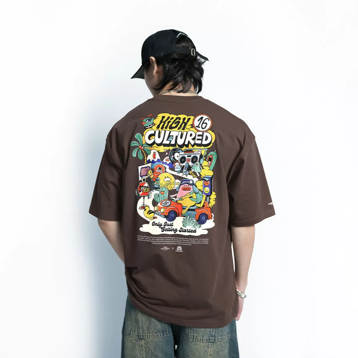 HIGH CULTURED T-Shirts | Loose Tee* X MonKiddo Loose Tee - 1070