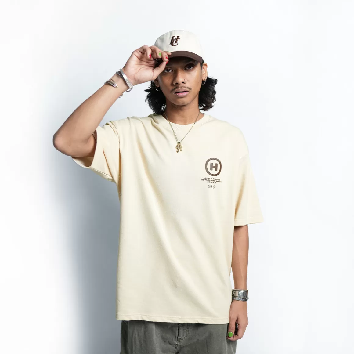 HIGH CULTURED T-Shirts | Loose Tee*Hyperion Logo Loose Tee - 1055