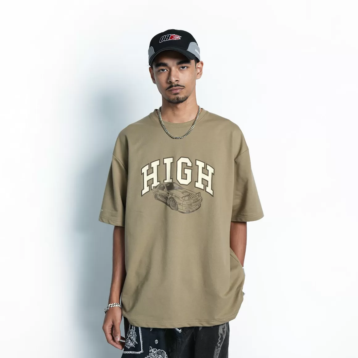 HIGH CULTURED T-Shirts | Loose Tee*Nitro Arch Logo Loose Tee - 1076