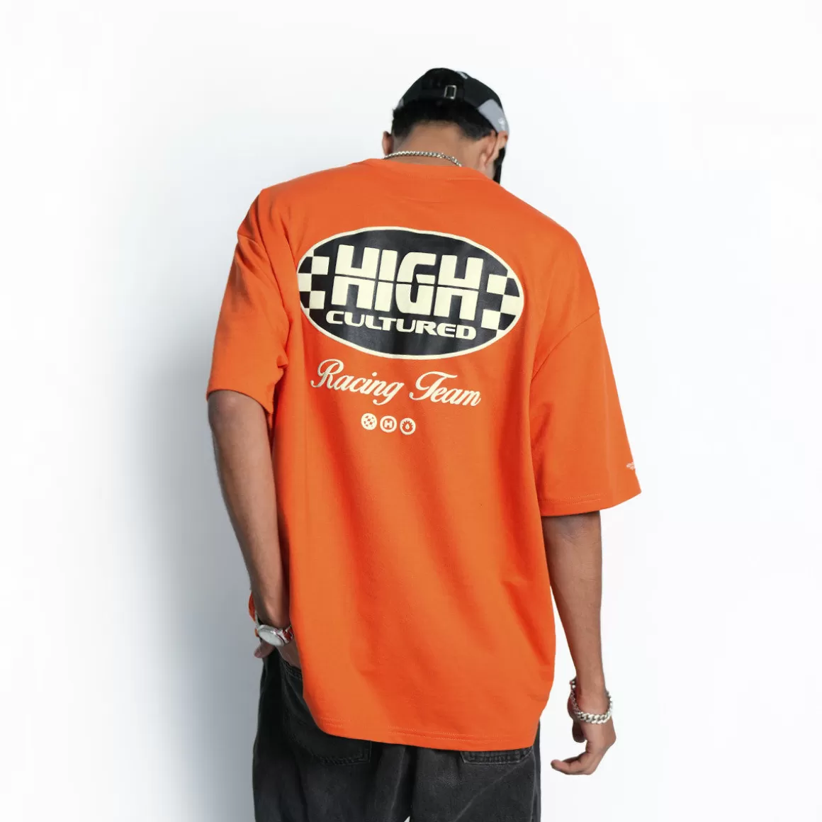 HIGH CULTURED T-Shirts | Loose Tee*Nitro Racing Logo Future Loose Tee - 1077