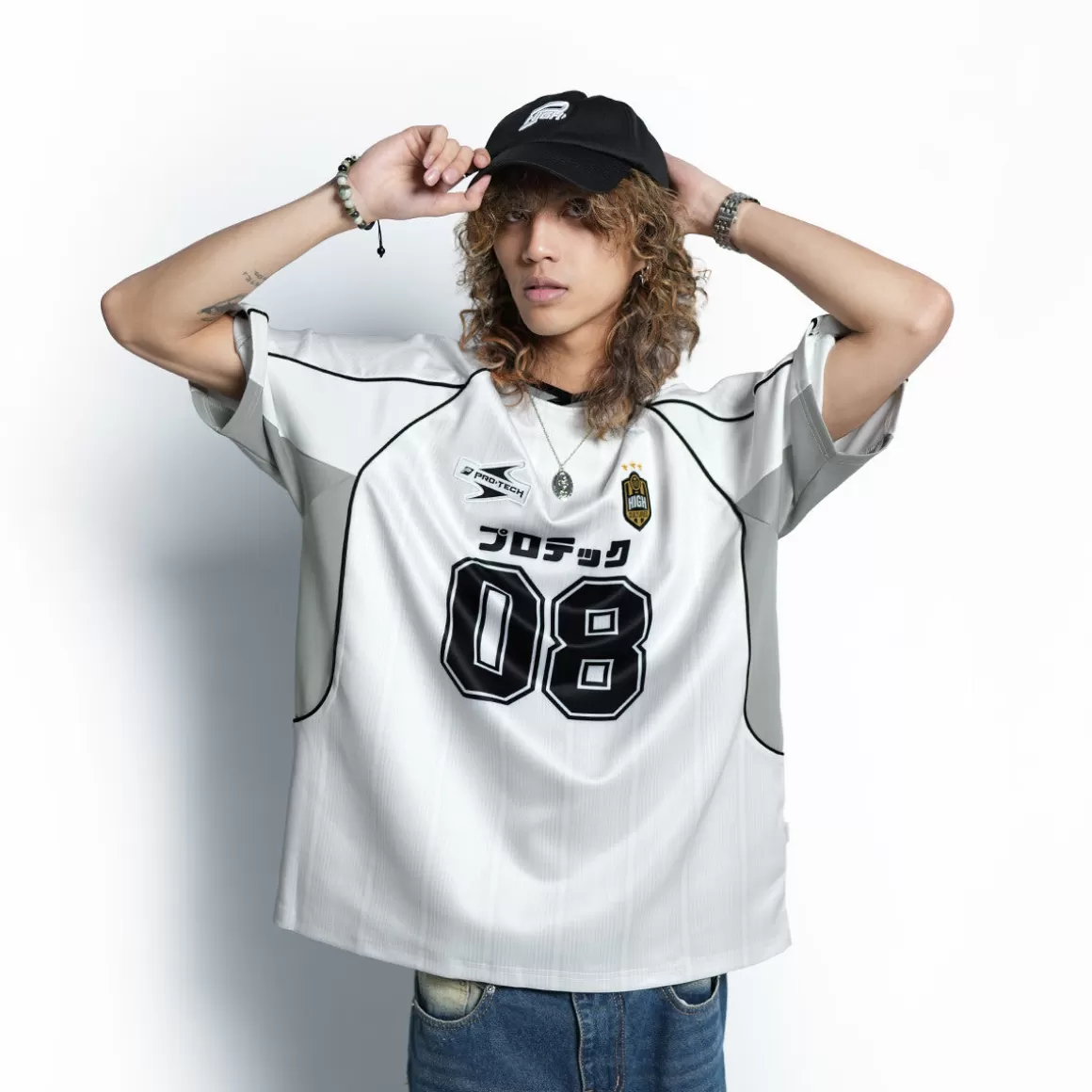 HIGH CULTURED T-Shirts | Loose Tee*PROTECH X Heroic Jersey Loose Tee - 1032