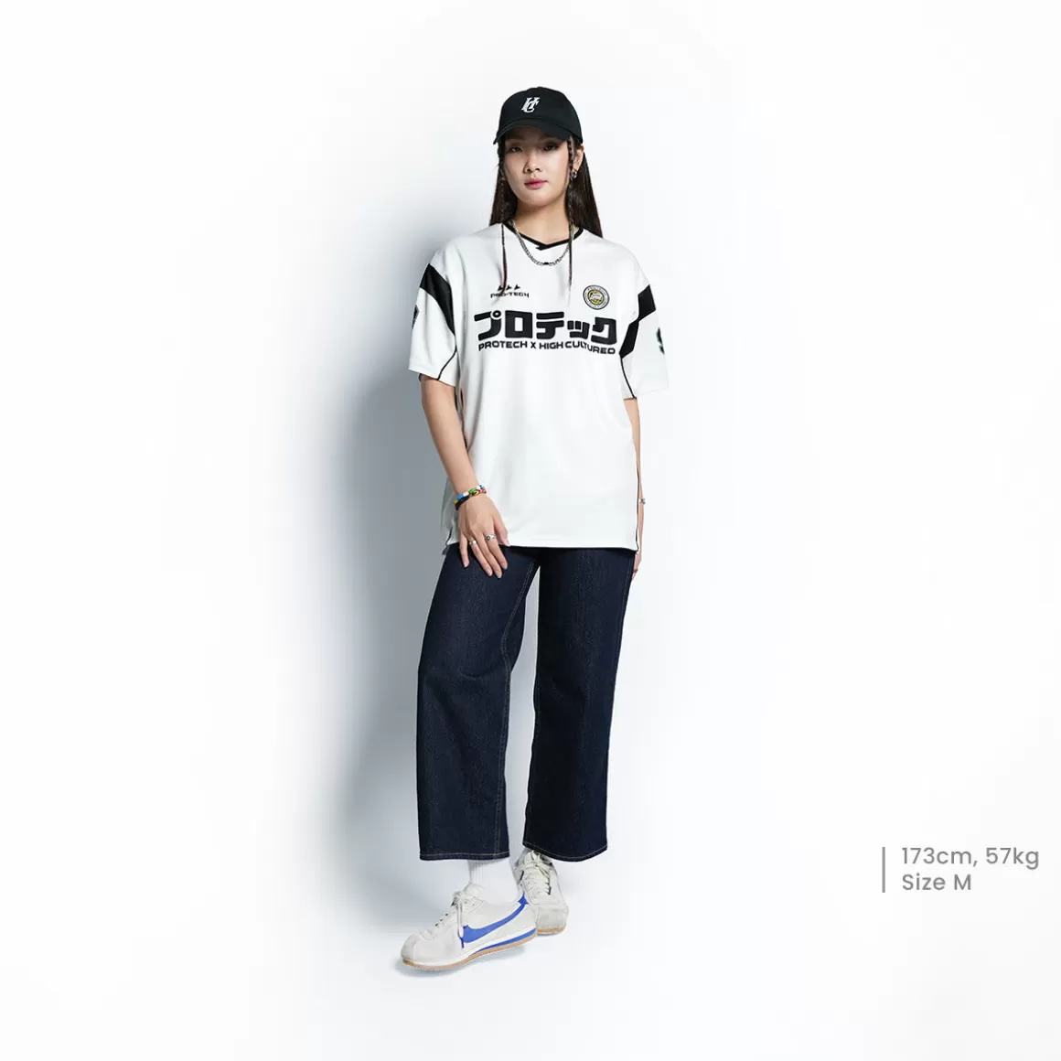 HIGH CULTURED T-Shirts | Loose Tee*PROTECH X Victory Hiro Jersey Loose Tee - 1033