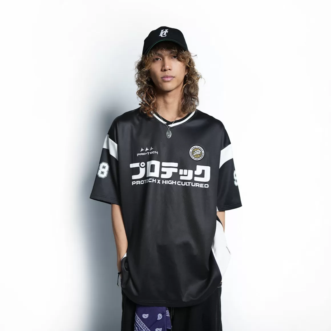 HIGH CULTURED T-Shirts | Loose Tee*PROTECH X Victory Hiro Jersey Loose Tee - 1033