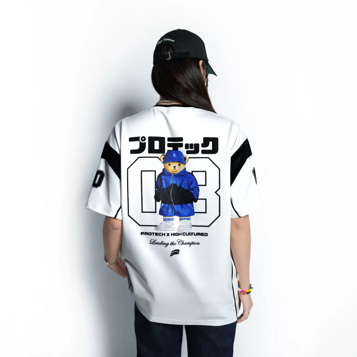 HIGH CULTURED T-Shirts | Loose Tee*PROTECH X Victory Hiro Jersey Loose Tee - 1033