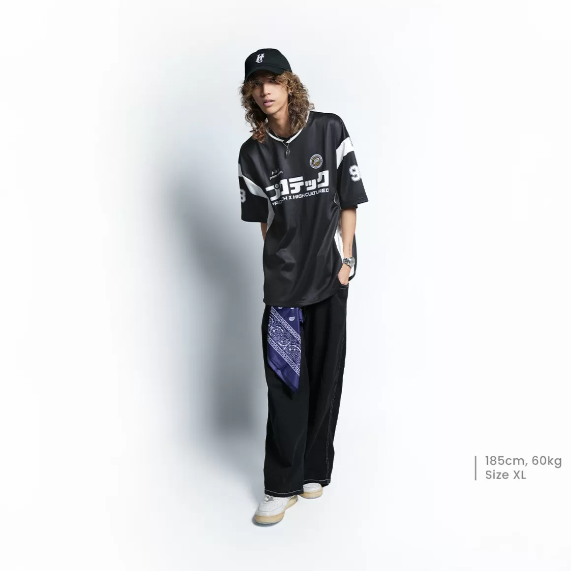 HIGH CULTURED T-Shirts | Loose Tee*PROTECH X Victory Hiro Jersey Loose Tee - 1033